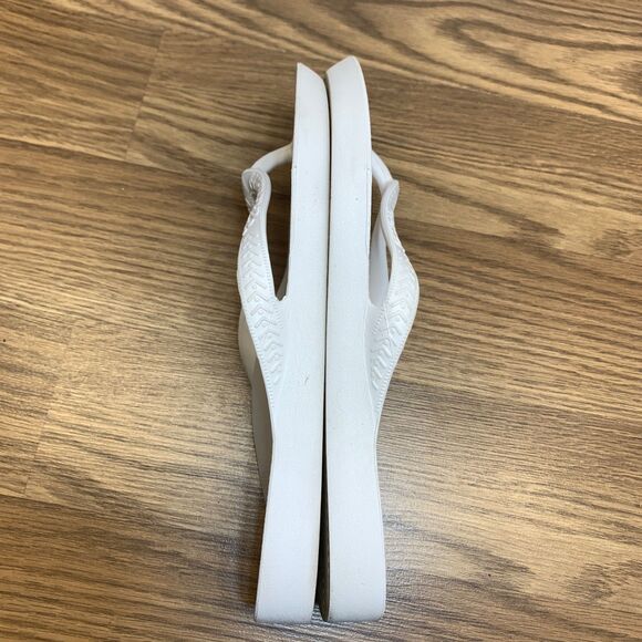 ARCHIES Arch Support Thong Flip Flop Sandal White Mens 11 / Womens 12 - Picture 3 of 8